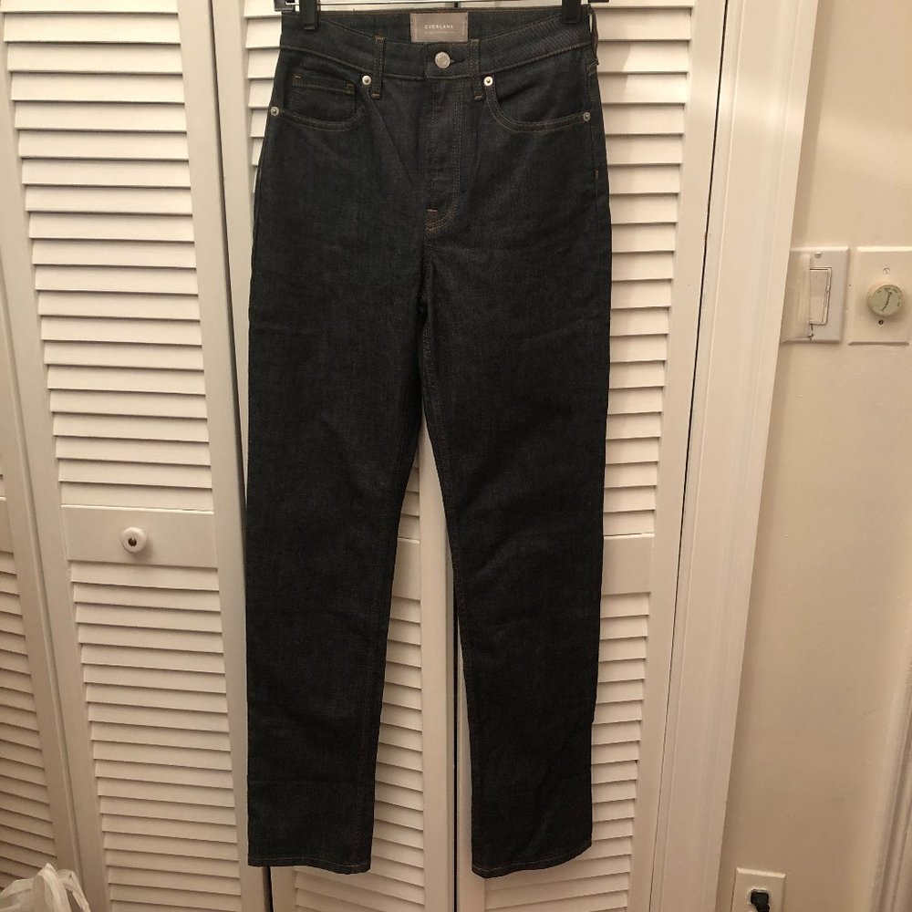 Everlane women high rise straight jeans, 25, NWT